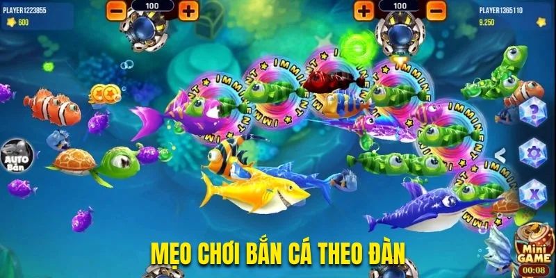 Mẹo chơi bắn cá theo đàn